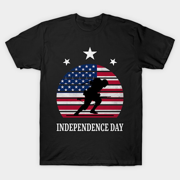 United States independence day T-Shirt by moslemme.id